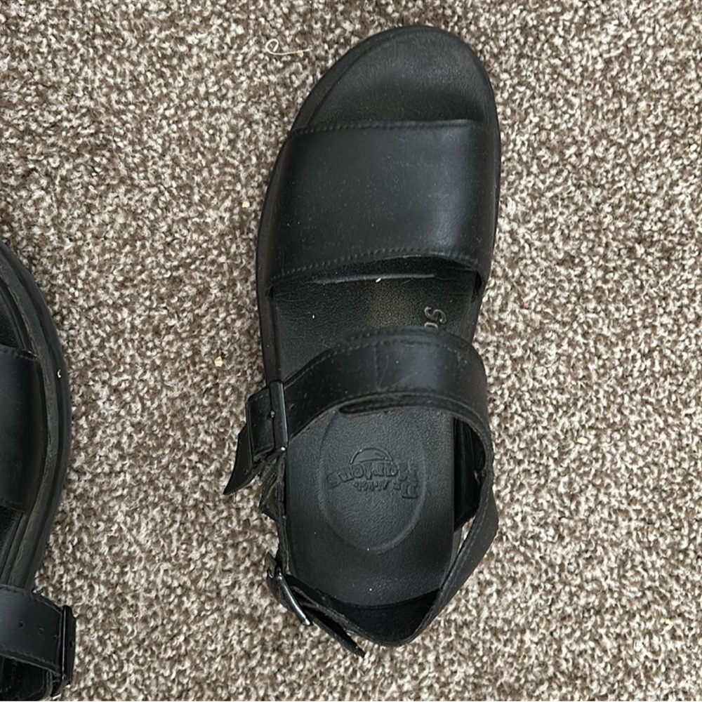 Dr Martens Black Leather Sandals